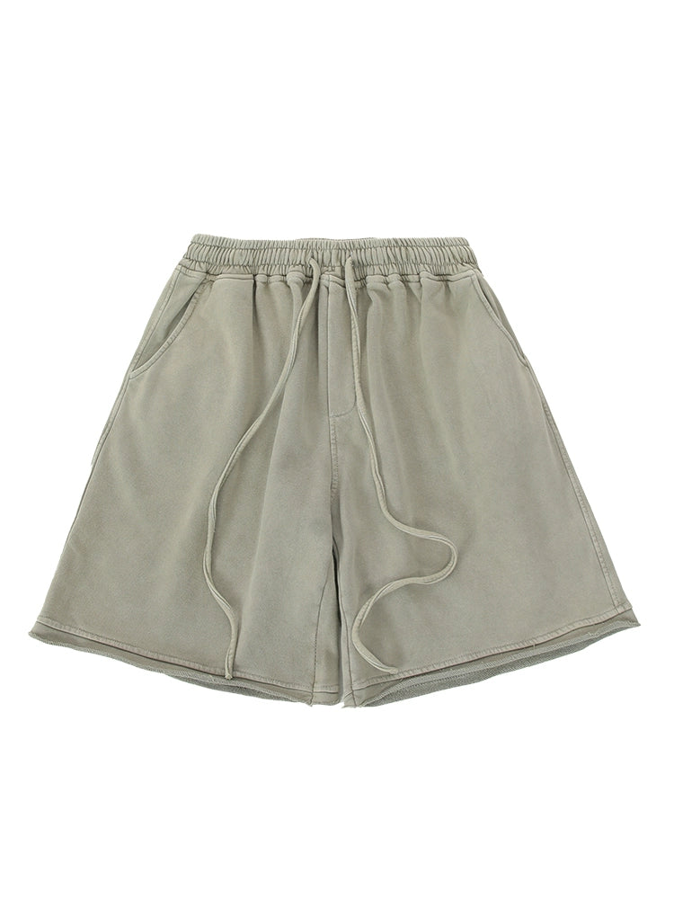 Drawstring Straight Shorts C171