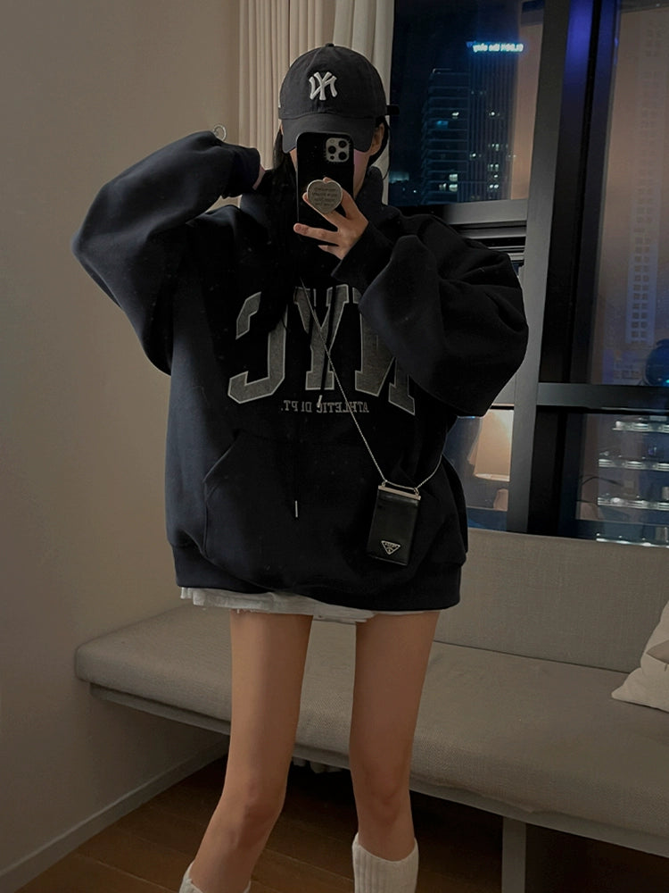 NYC Embroidery Hoodie C237