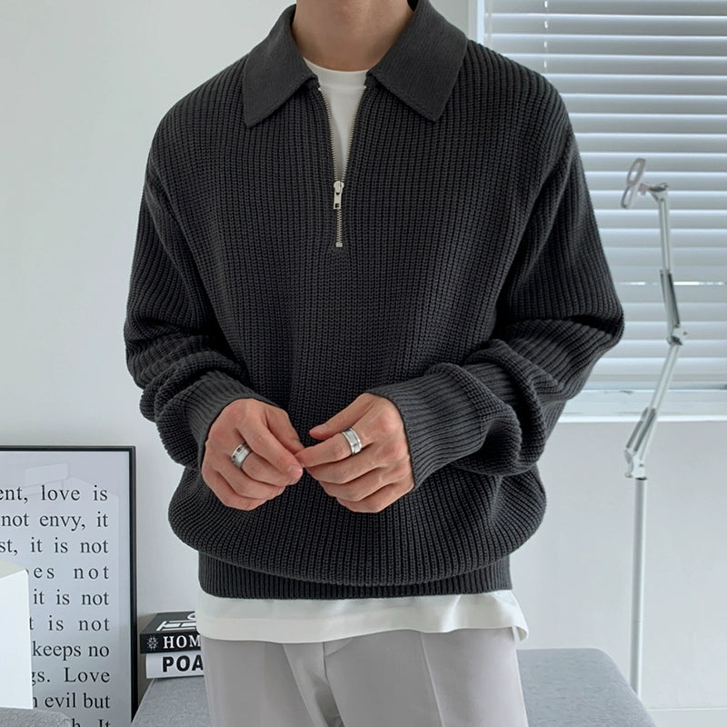 Ribbed KR Pullover