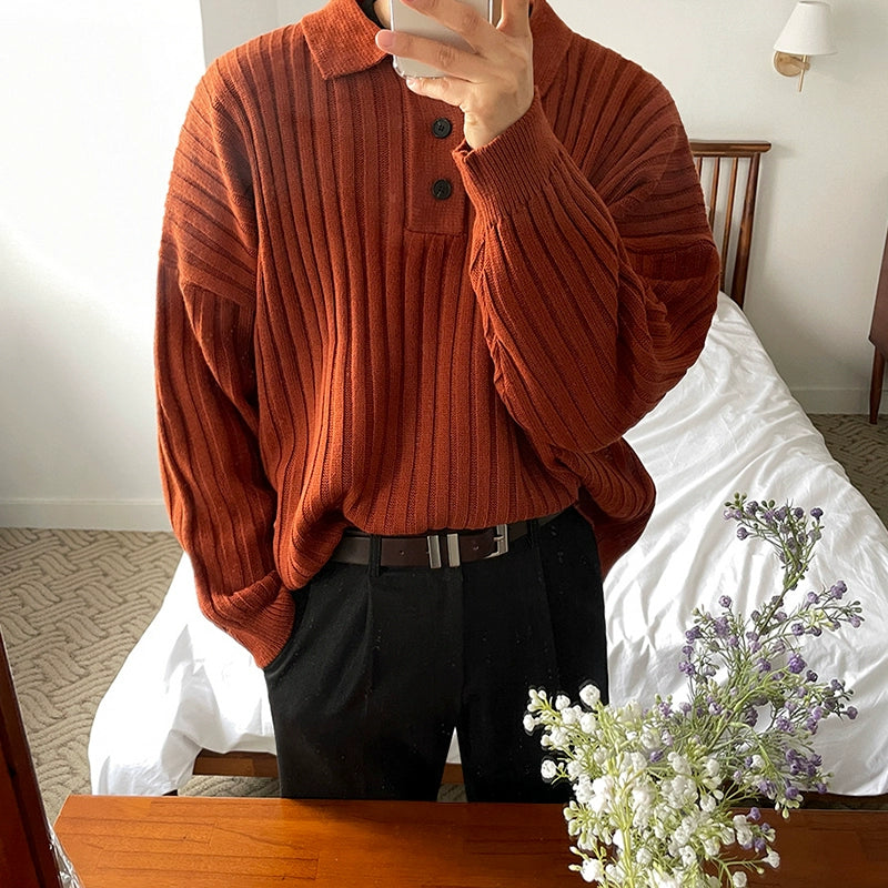 Ribbed Korean Knit Sweater