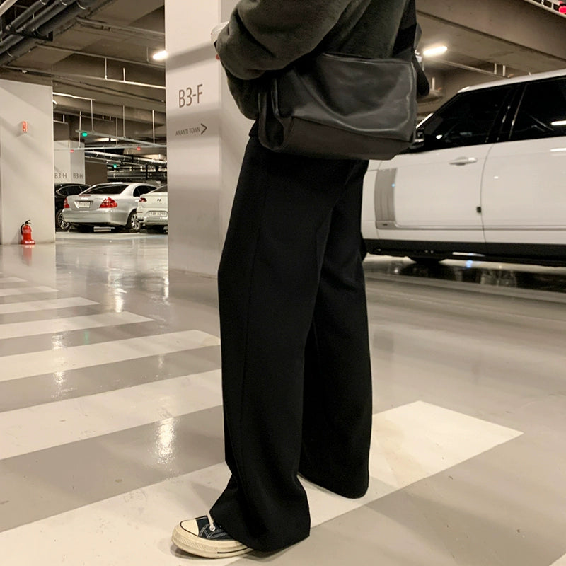 Wide Straight Dress Pants