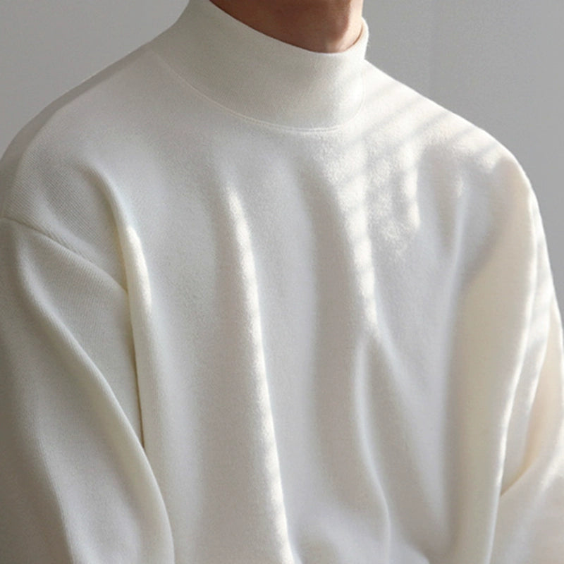 Cotton High Neck Turtleneck