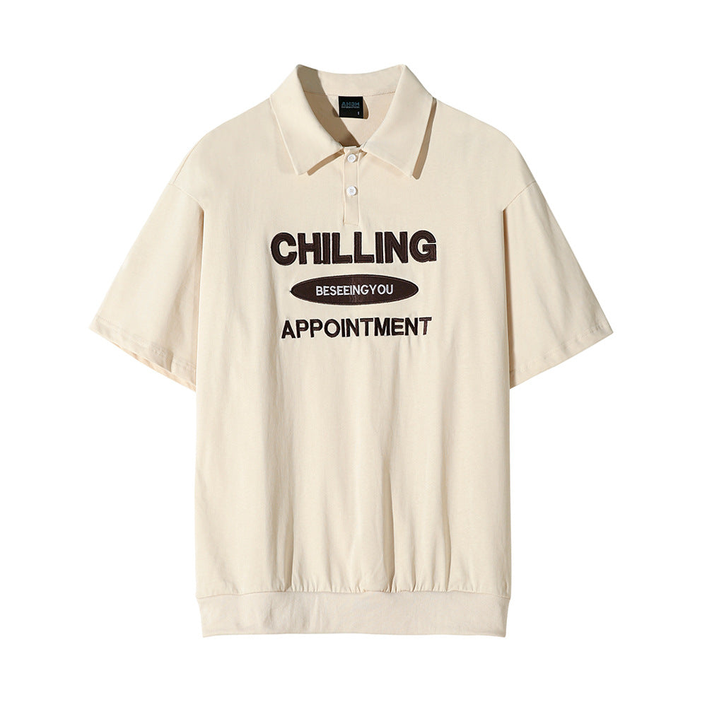 Oversized Chilling Collar Shirt