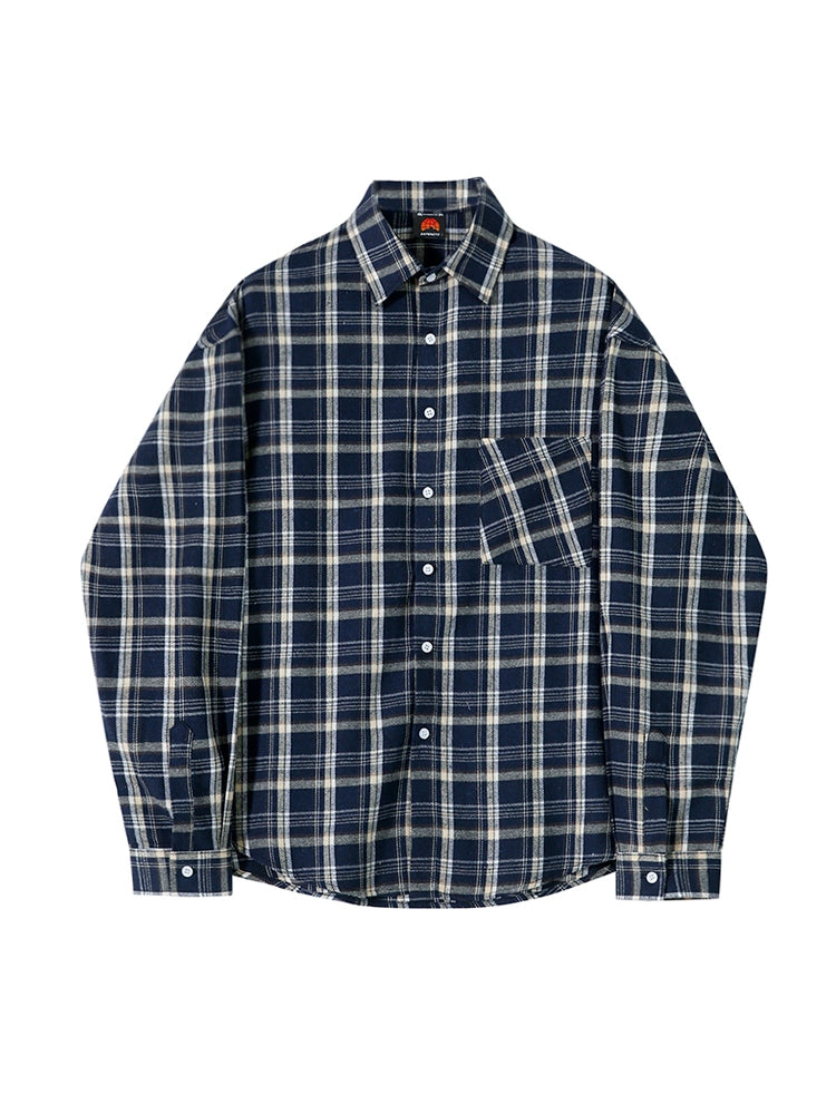 Casual Prep Plaid Flannel