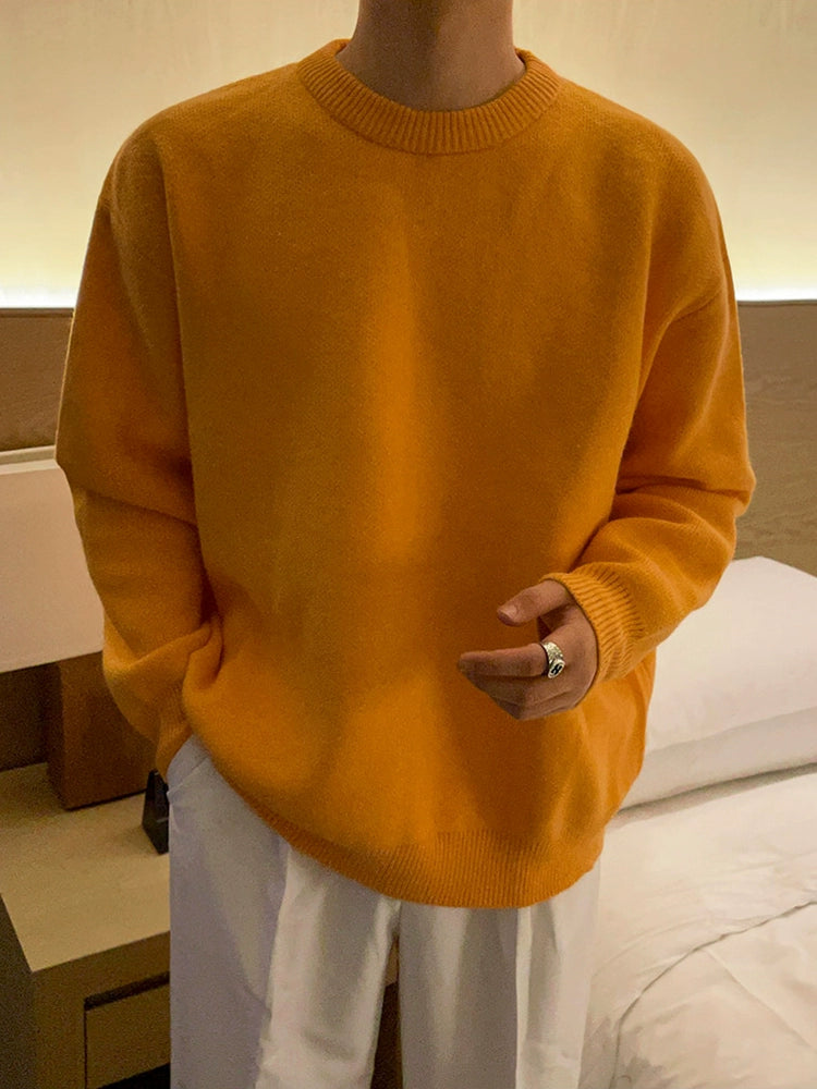 Basic Crewneck (Blue/Yellow)