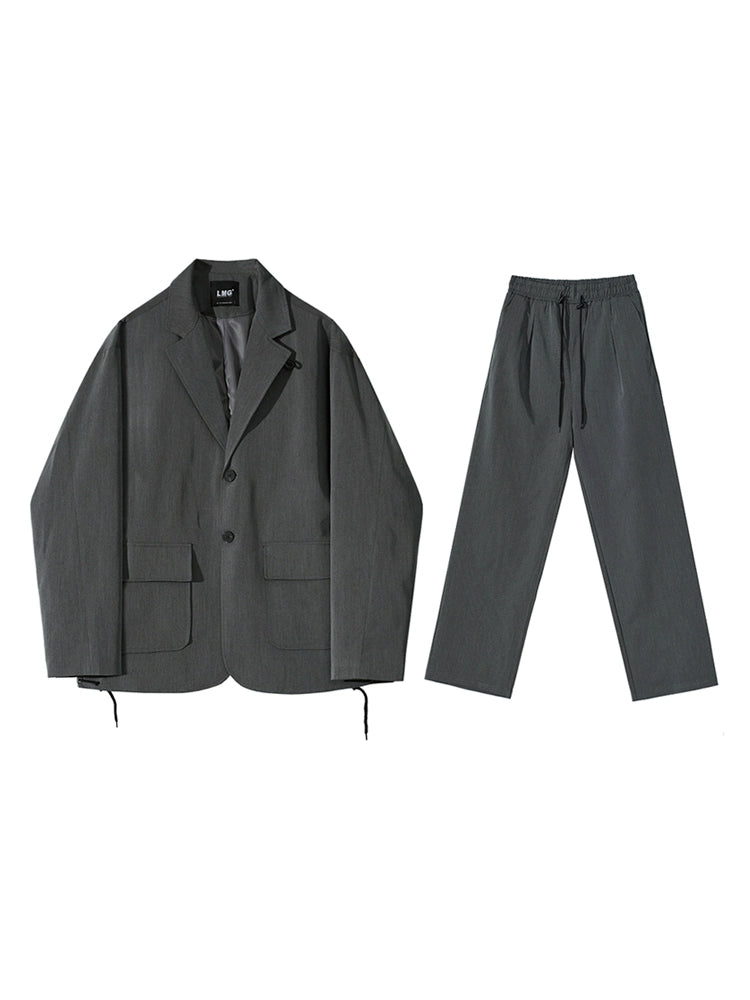 Button Up Blazer / Pants Set (Separate Order)