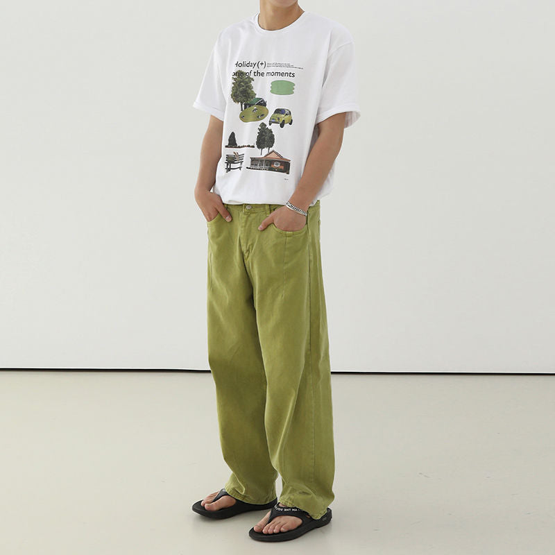 Nature Graphic Green Tee