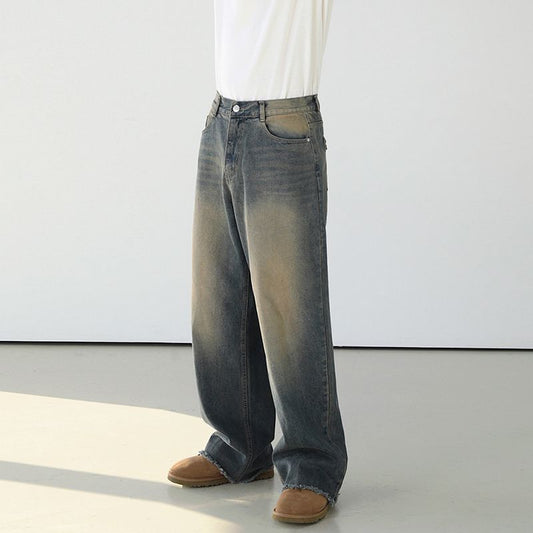 Mud Wash Straight Jeans