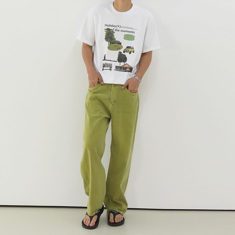 Nature Graphic Green Tee