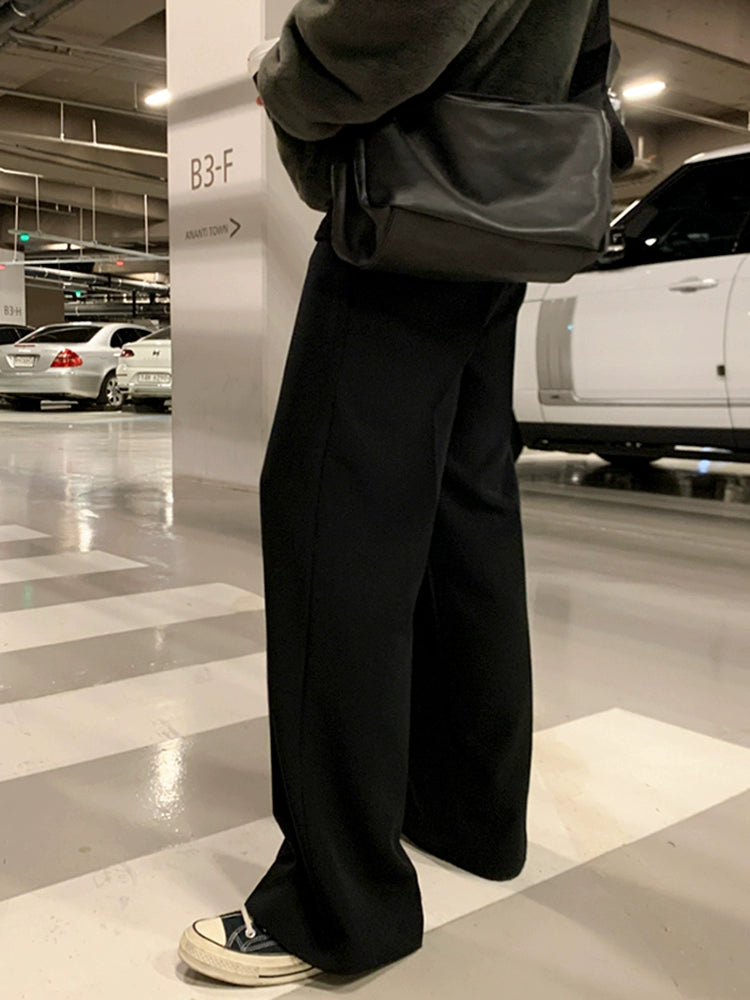 Wide Straight Dress Pants