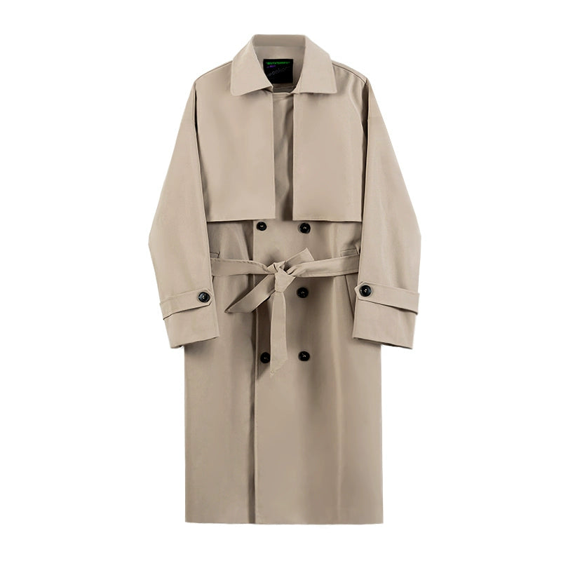 Double-breasted Windbreaker Trench Coat