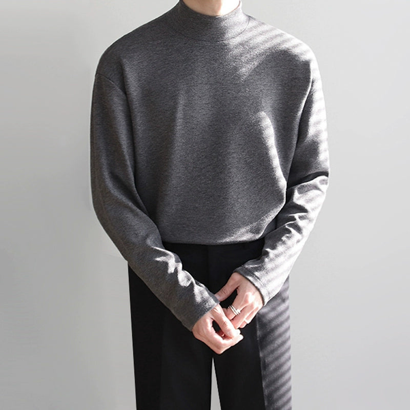 Cotton High Neck Turtleneck