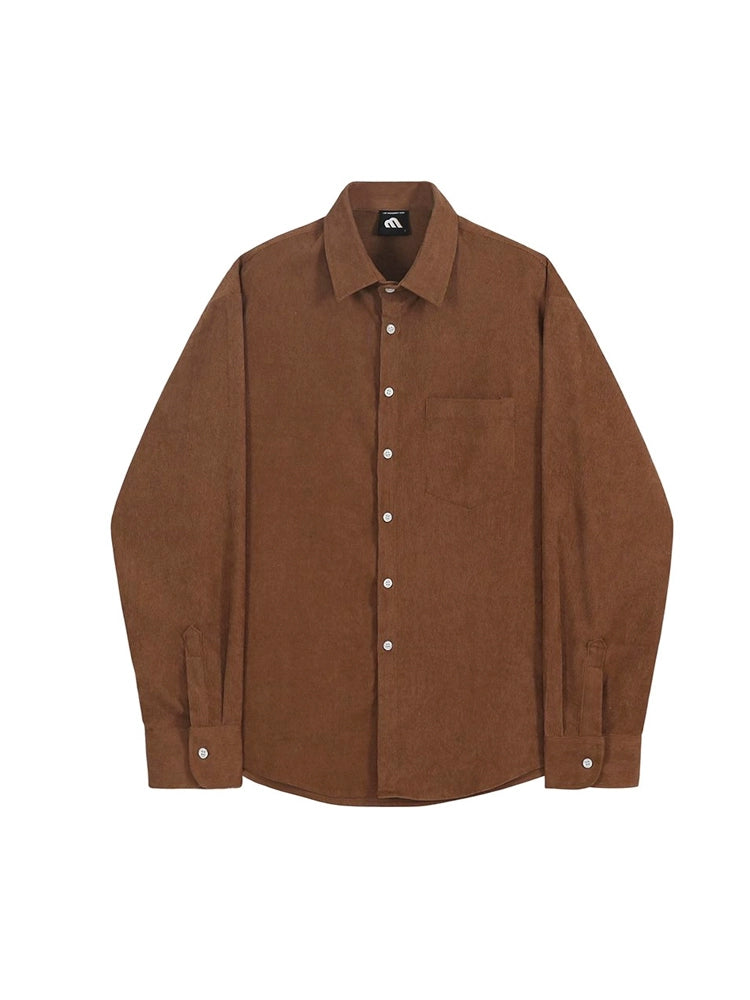 Corduroy Button-Up Shirt