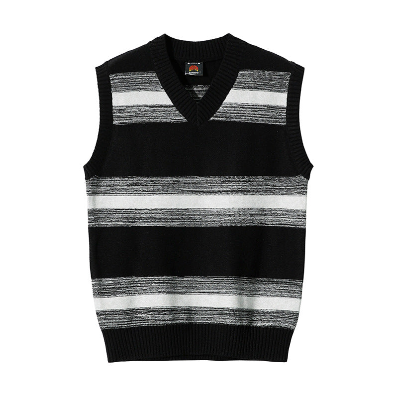 Sleeveless Stripe Vest