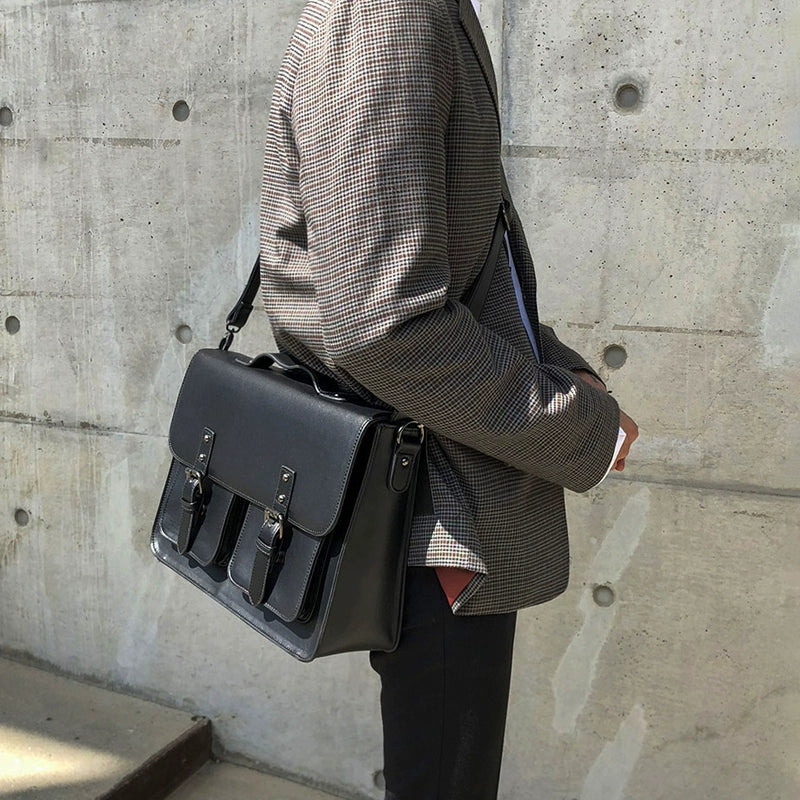 Leather Messenger Bag